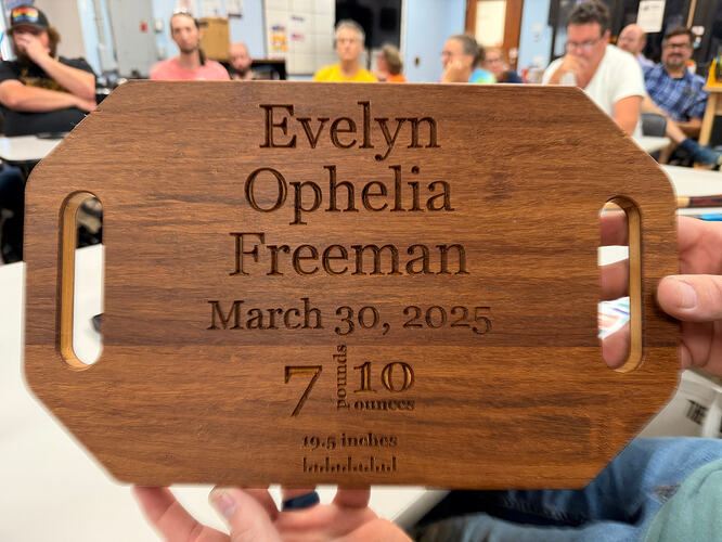 Steve's present to James