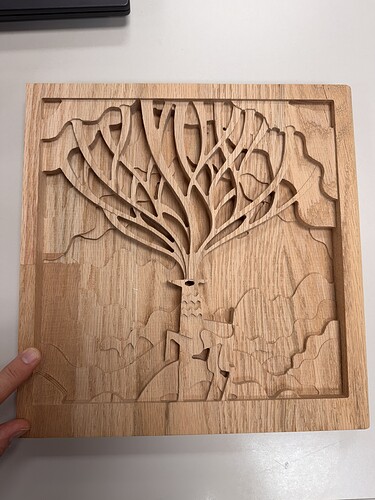 Zach's layered tree piece