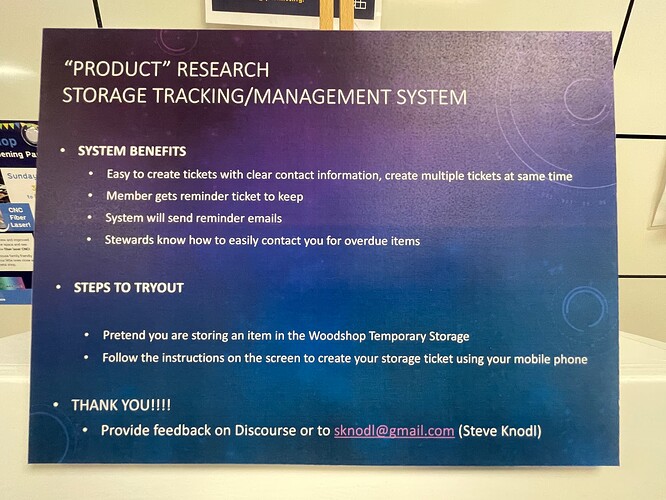 Steve Knodl's Storage Tracking - 2