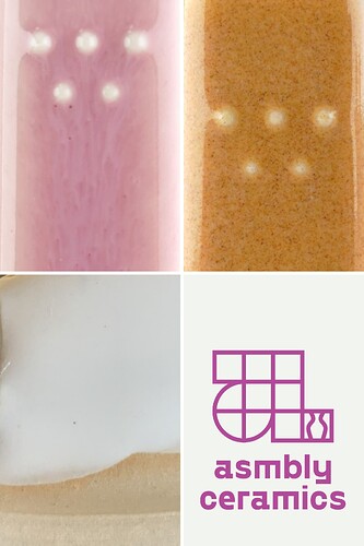 Floating Pink, Floating Rutile, and Glossy White