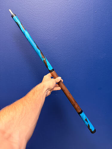 Pool Cue - Blue