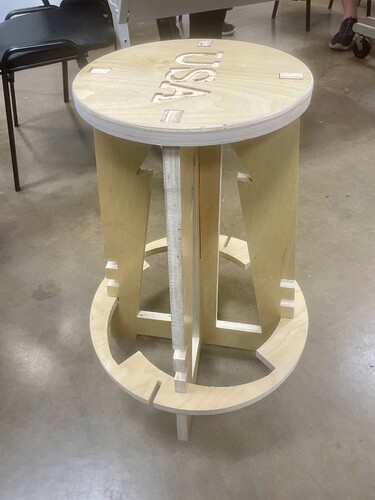 Stool from CNC Saloon
