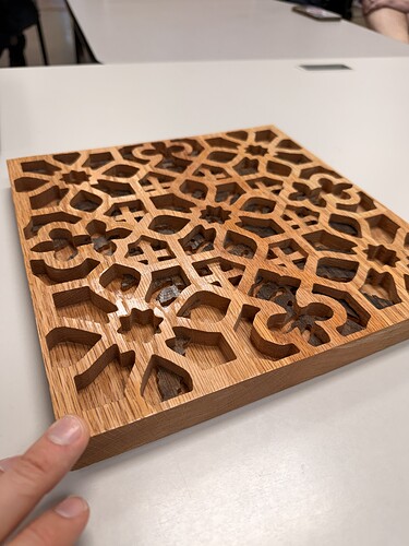 The Alhambra-style panel